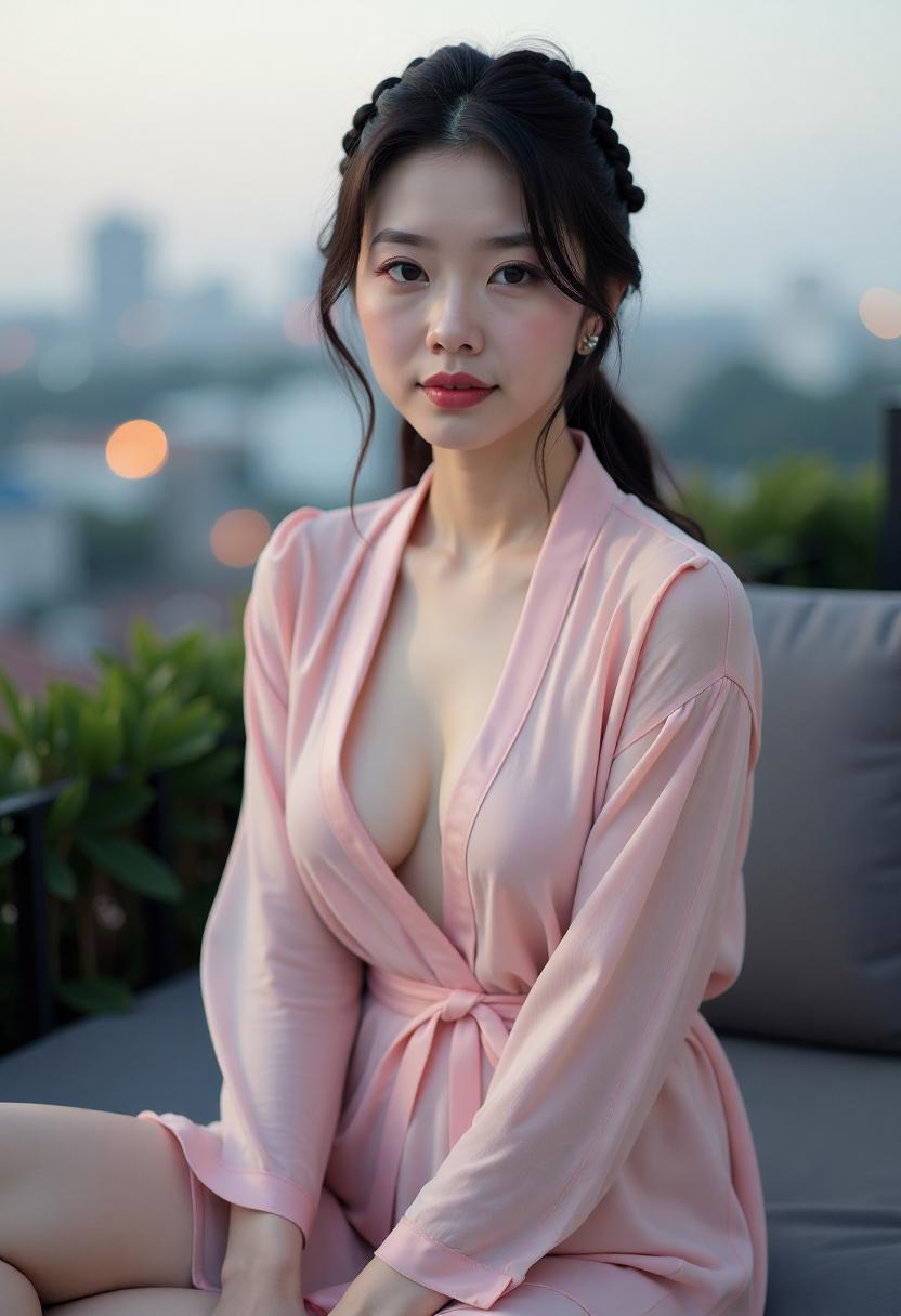 两人一起准备晚餐